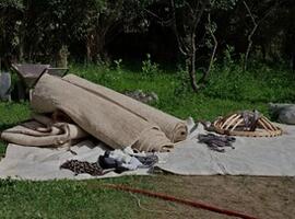 Yurt making, Kyrgyzstan
