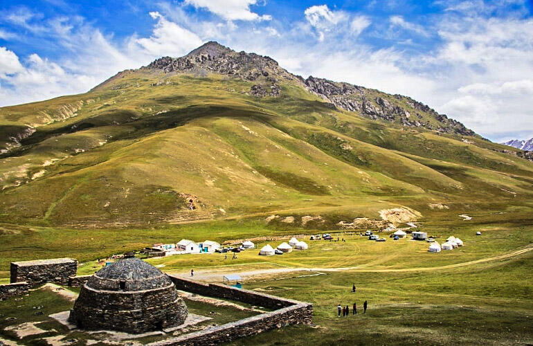 Yurt Camp Setting