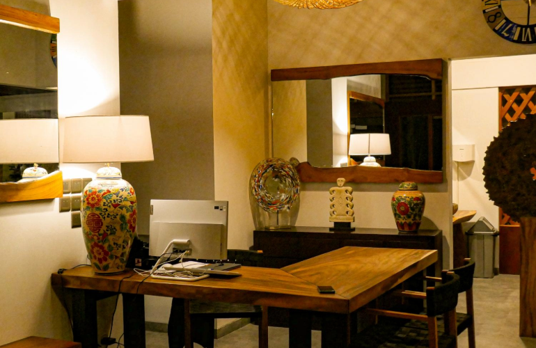 Reception area