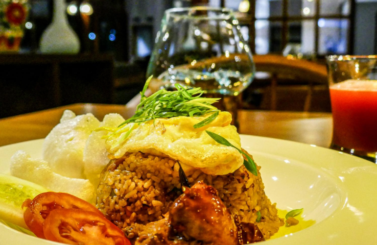 Restaurant food